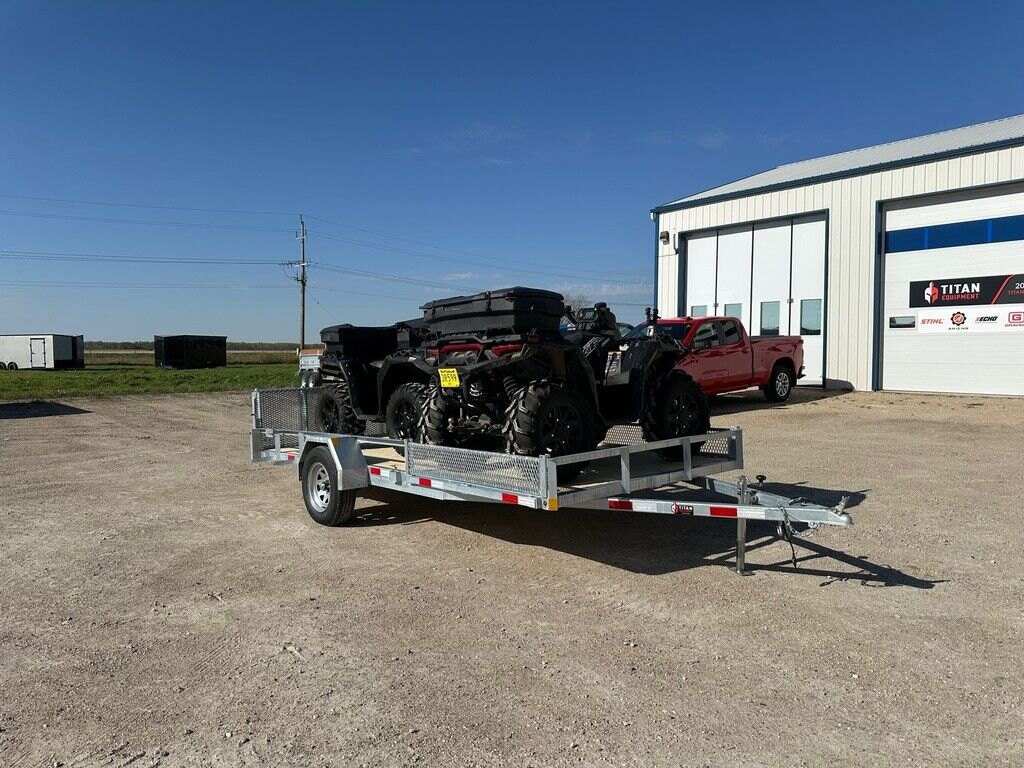 2027 Squirrel Creek Trailers Galvanized 14' Utility ATV 3k Trailer