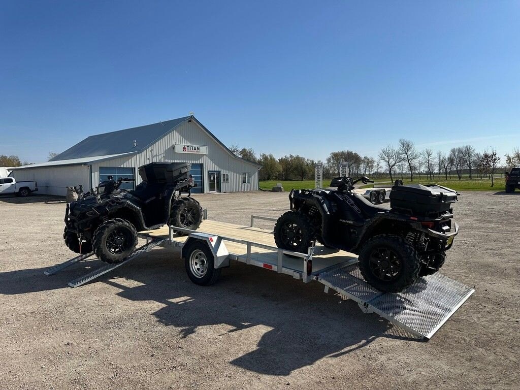 2027 Squirrel Creek Trailers Galvanized 14' Utility ATV 3k Trailer