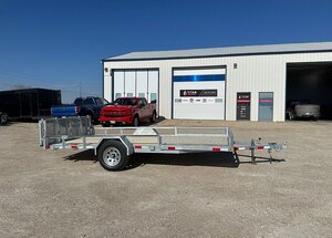 2027 Squirrel Creek Trailers Galvanized 14' Utility ATV 3k Trailer