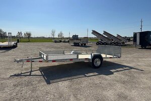 2027 Squirrel Creek Trailers Galvanized 14' Utility ATV 3k Trailer
