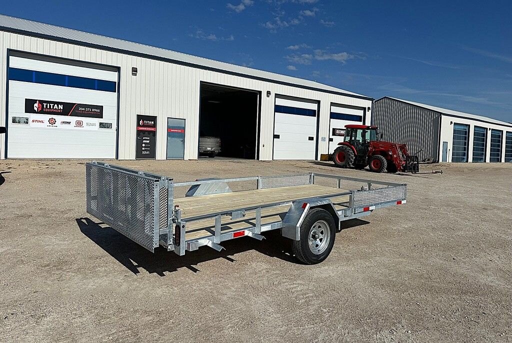 2027 Squirrel Creek Trailers Galvanized 14' Utility ATV 3k Trailer