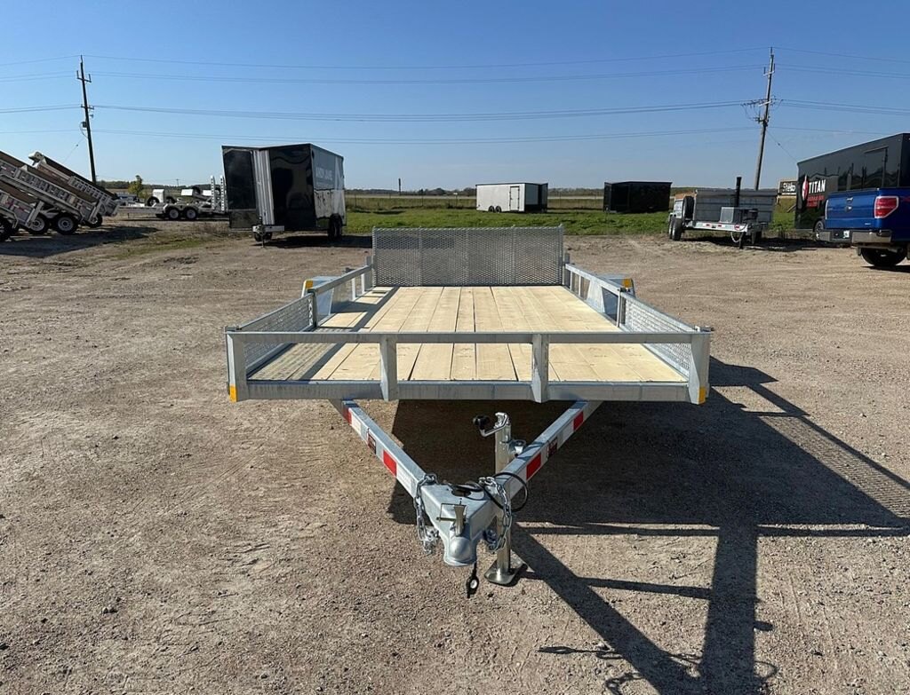 2027 Squirrel Creek Trailers Galvanized 14' Utility ATV 3k Trailer