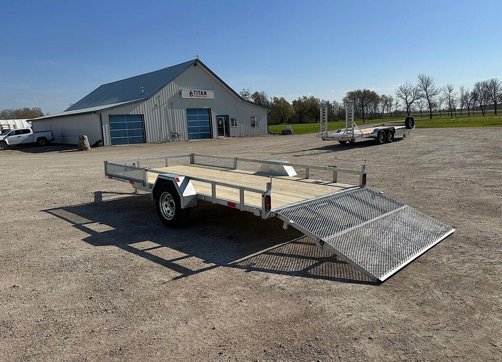 2027 Squirrel Creek Trailers Galvanized 14' Utility ATV 3k Trailer