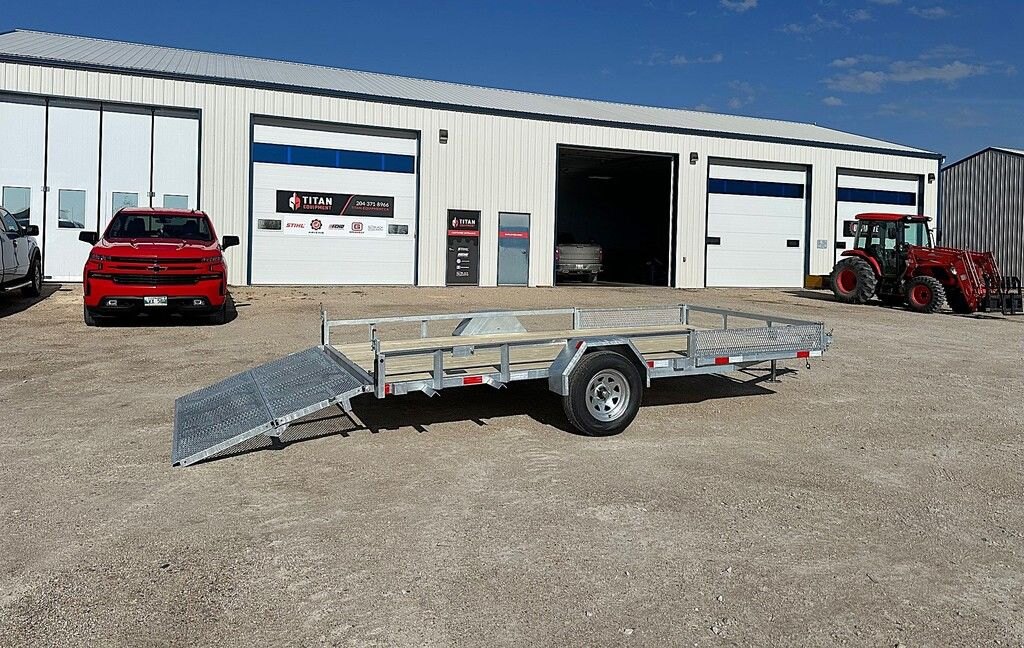 2027 Squirrel Creek Trailers Galvanized 14' Utility ATV 3k Trailer