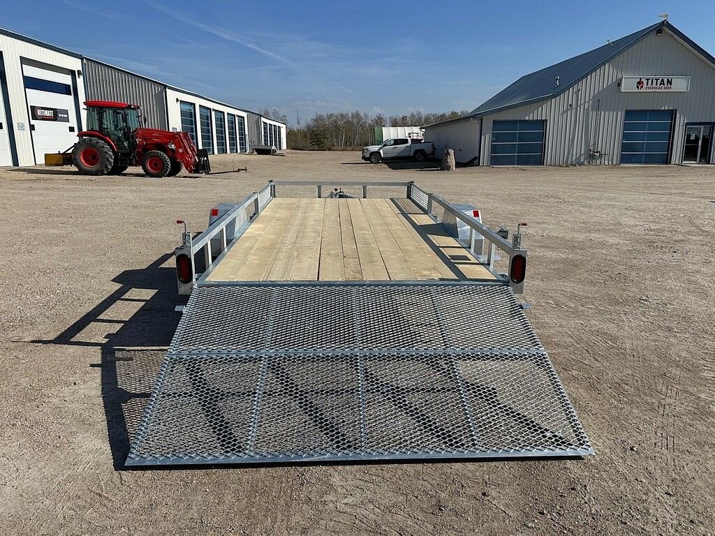 2027 Squirrel Creek Trailers Galvanized 14' Utility ATV 3k Trailer