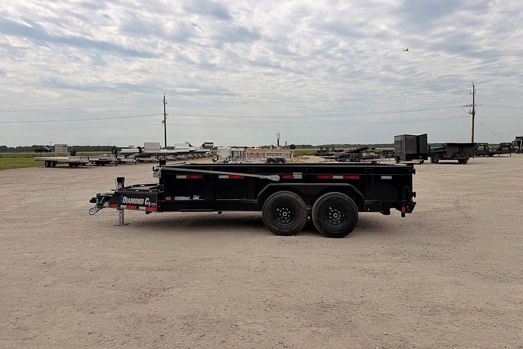2027 Diamond C 14' Dump 15.5K LPT Trailer