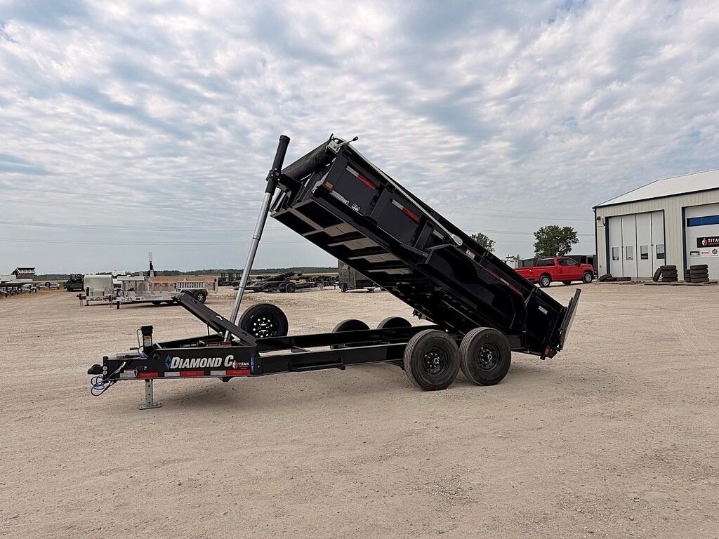 2027 Diamond C 14' Dump 15.5K LPT Trailer