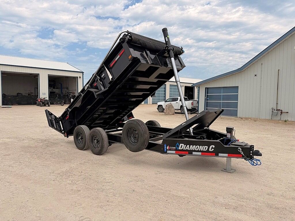 2027 Diamond C 14' Dump 15.5K LPT Trailer