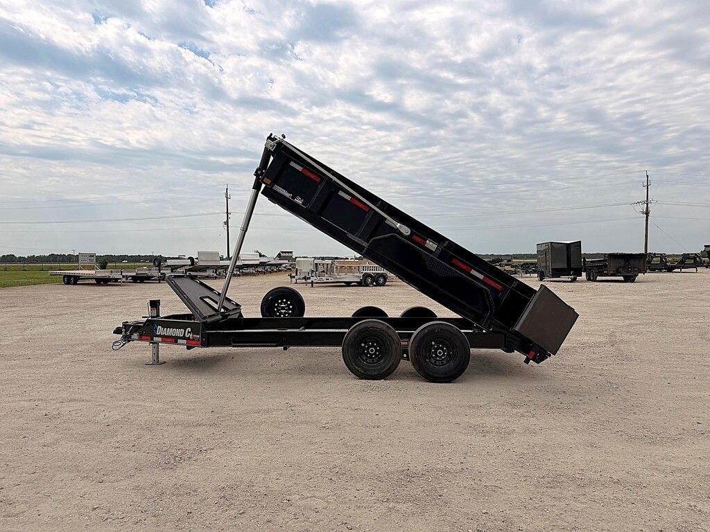 2027 Diamond C 14' Dump 15.5K LPT Trailer