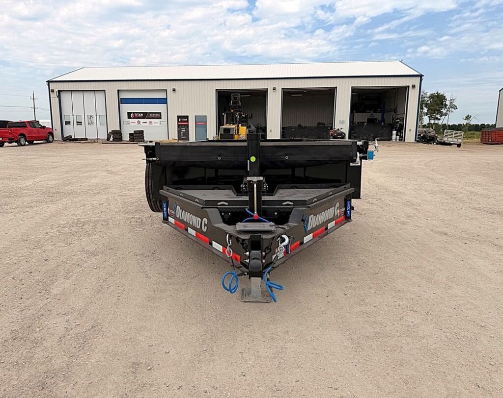 2027 Diamond C 14' Dump 15.5K LPT Trailer