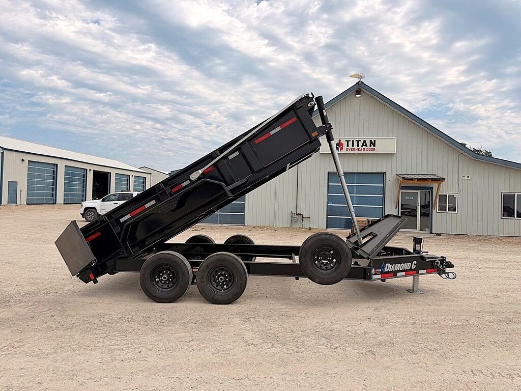2027 Diamond C 14' Dump 15.5K LPT Trailer