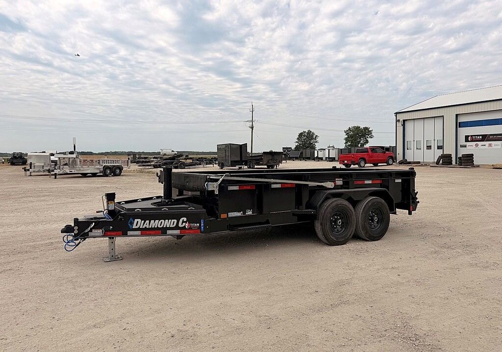 2027 Diamond C 14' Dump 15.5K LPT Trailer