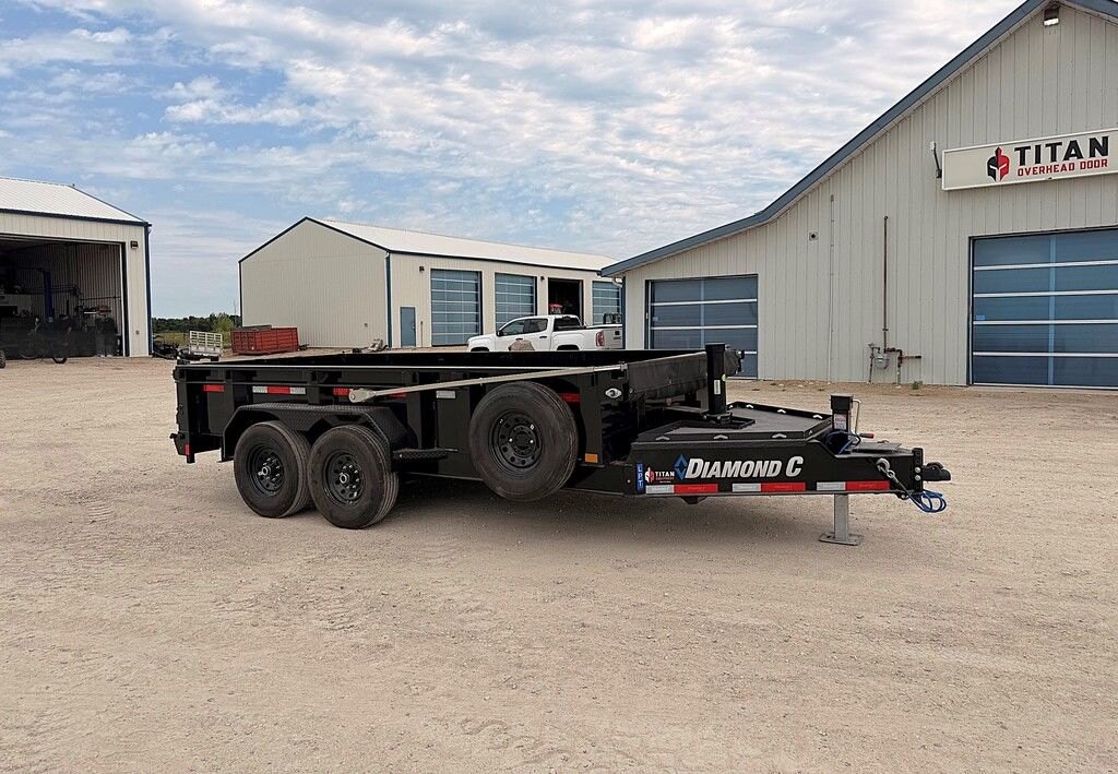 2027 Diamond C 14' Dump 15.5K LPT Trailer