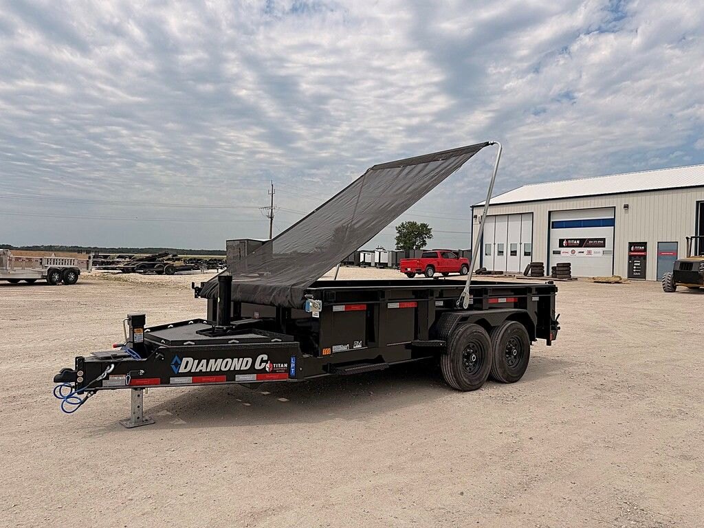 2027 Diamond C 14' Dump 15.5K LPT Trailer