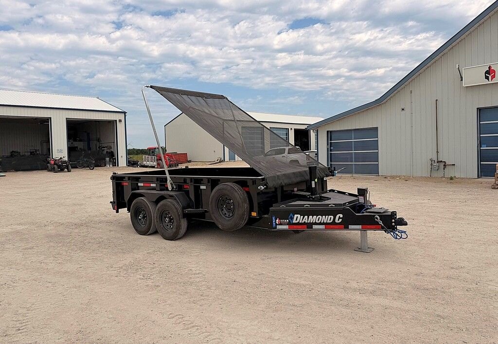 2027 Diamond C 14' Dump 15.5K LPT Trailer