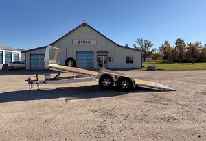 2027 Nordtek Trailers Aluminium 20' Car Hauler Tilt Deck 10K Trailer