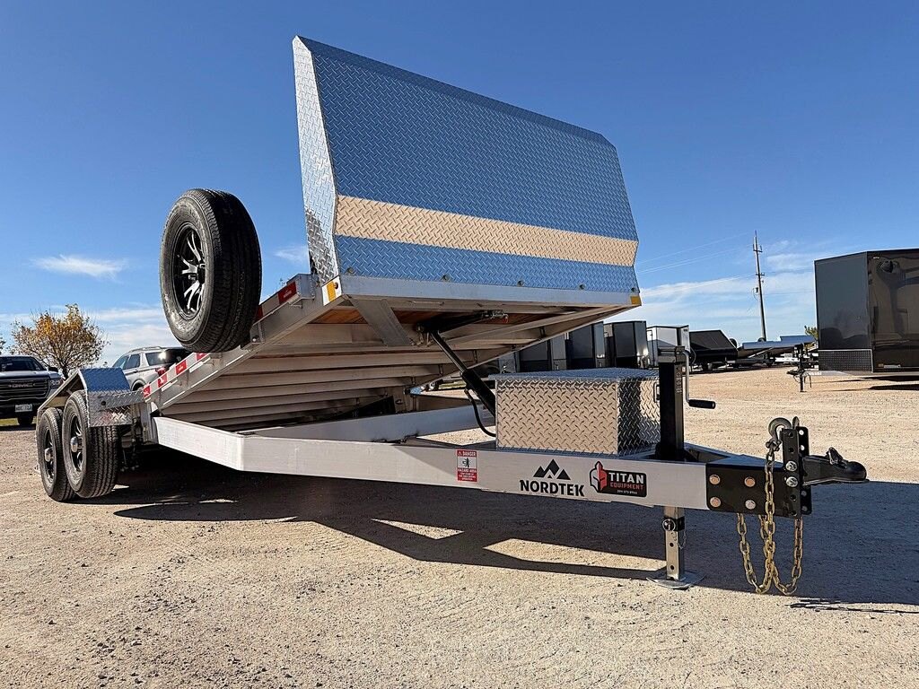 2027 Nordtek Trailers Aluminium 20' Car Hauler Tilt Deck 10K Trailer