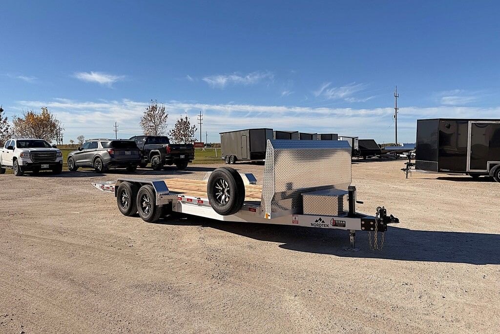 2027 Nordtek Trailers Aluminium 20' Car Hauler Tilt Deck 10K Trailer