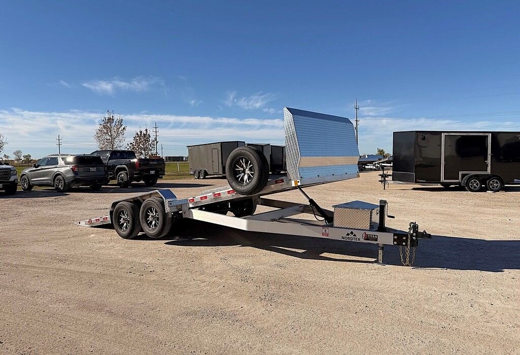 2027 Nordtek Trailers Aluminium 20' Car Hauler Tilt Deck 10K Trailer