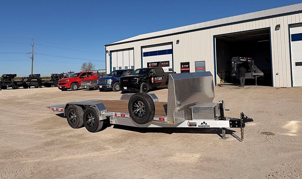 2027 Nordtek Trailers Aluminium 18' Car Hauler Tilt Deck 10K Trailer