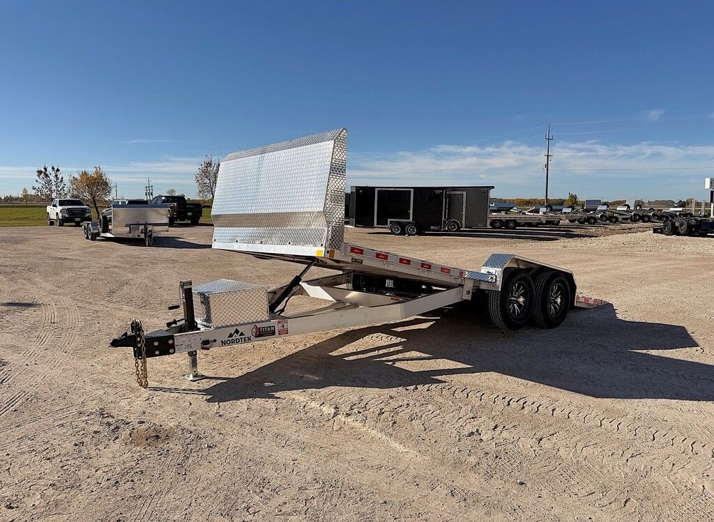 2027 Nordtek Trailers Aluminium 18' Car Hauler Tilt Deck 10K Trailer