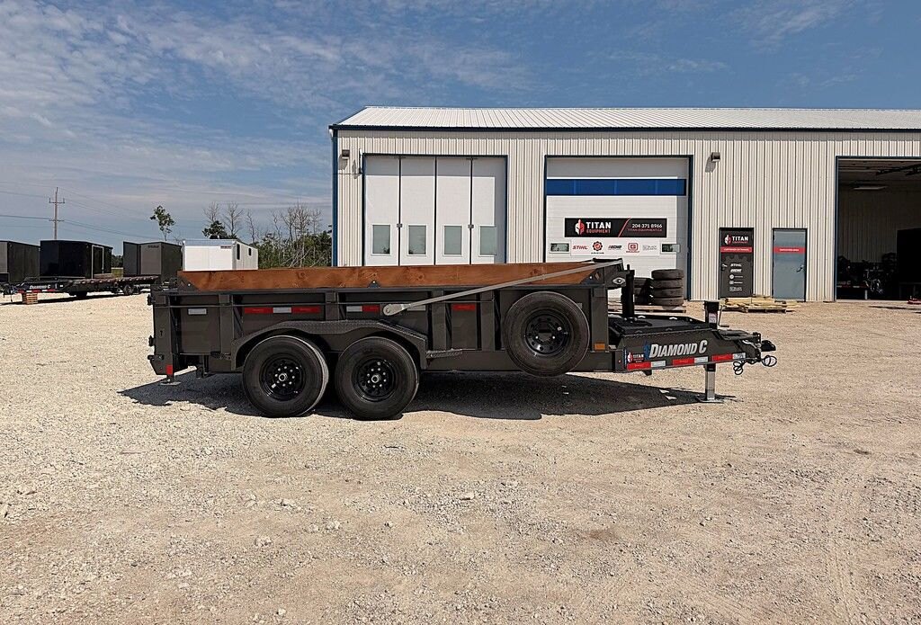 2027 Diamond C 14' Dump 15.5k LPT Trailer