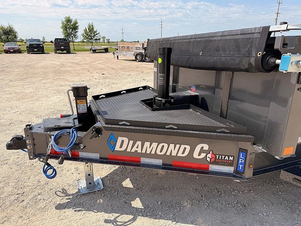2027 Diamond C 14' Dump 15.5k LPT Trailer