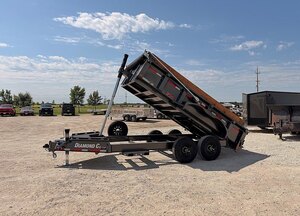 2027 Diamond C 14' Dump 15.5k LPT Trailer