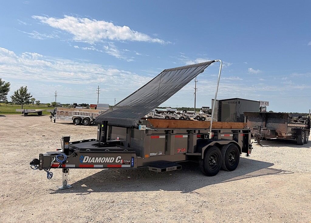 2027 Diamond C 14' Dump 15.5k LPT Trailer