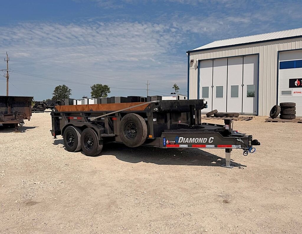 2027 Diamond C 14' Dump 15.5k LPT Trailer