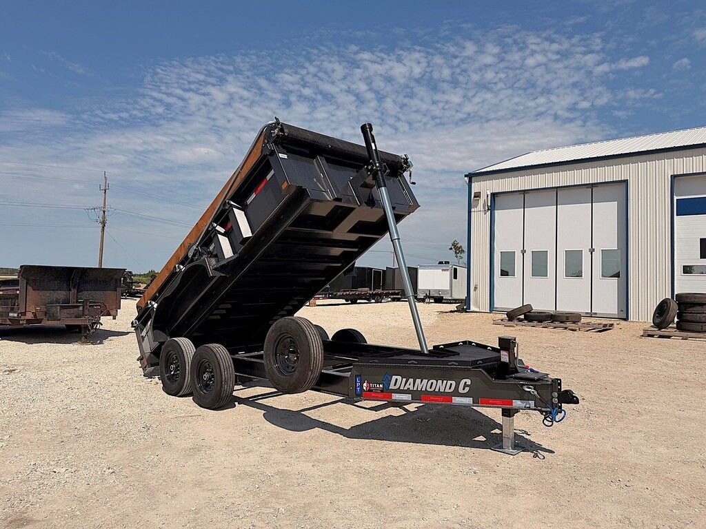 2027 Diamond C 14' Dump 15.5k LPT Trailer