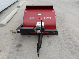 0 Smyth S44TB 44 Towable Lawn Sweeper w/ Collection Bin