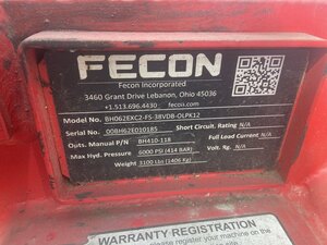 2021 FECON Excavator Mulcher
