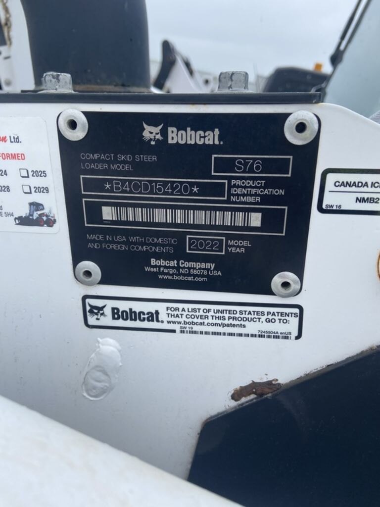2022 BOBCAT S76