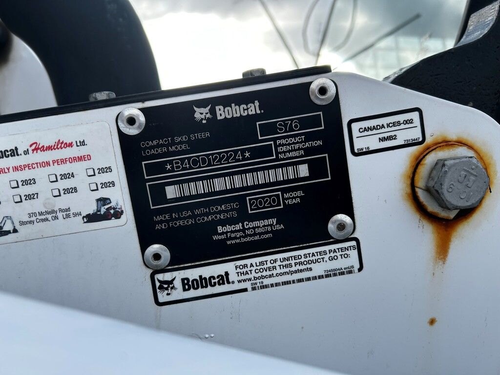 2020 BOBCAT S76