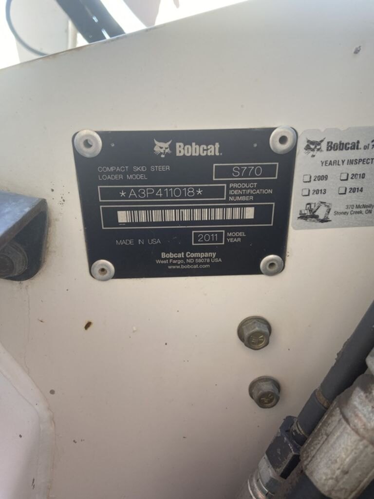 2011 BOBCAT S770