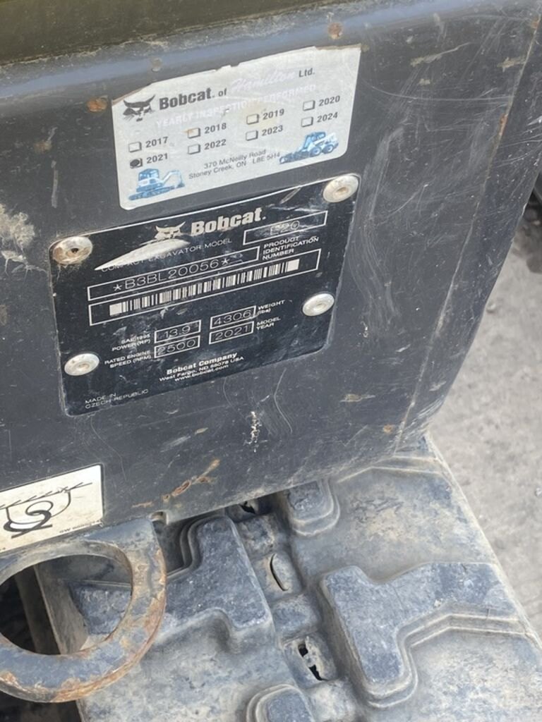 2021 BOBCAT E20
