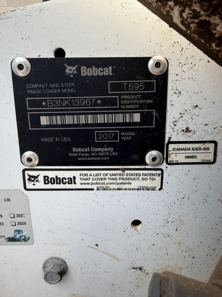 2017 Bobcat T595
