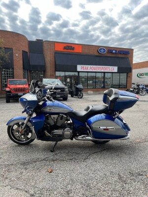 2014 Victory Motorcycles Cross Country Tour Two Tone Sonic Blue & Silver