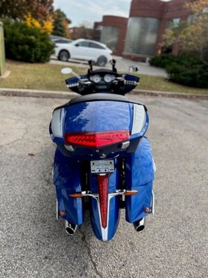 2014 Victory Motorcycles Cross Country Tour Two Tone Sonic Blue & Silver