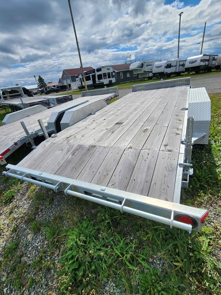 2026 N&N 7X16 GALVANIZED UTILITY TRAILER - TANDEM 3500LB AXLES, BRAKES, RAMP, 7000LB GVWR