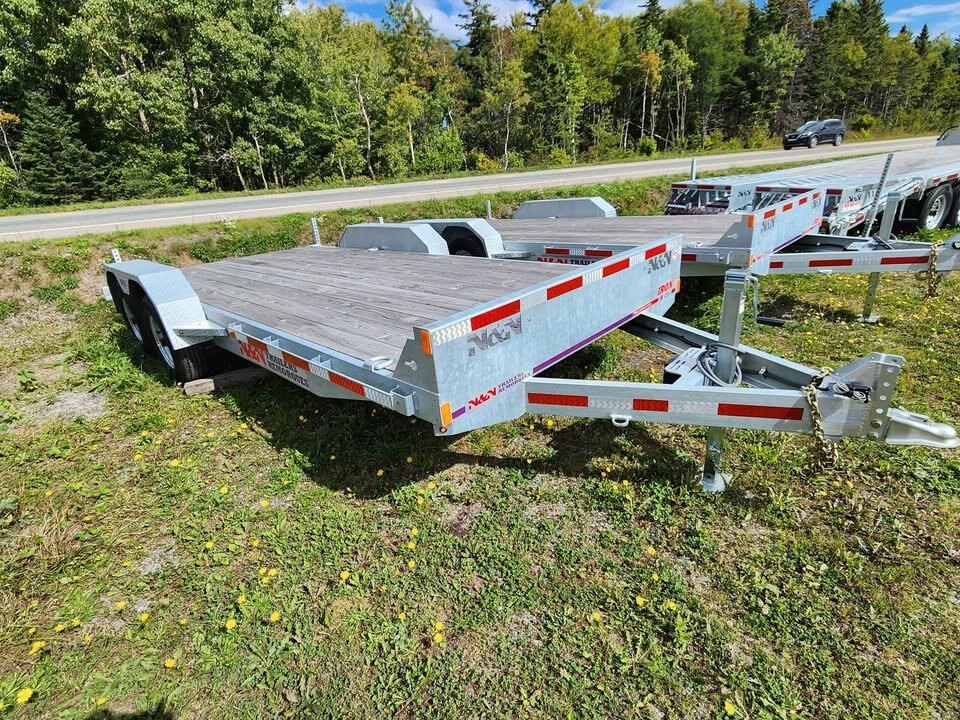 2026 N&N HD 7x14 Galvanized Dump Trailer – 15K GVWR, Ramps, Telescopic Cylinder