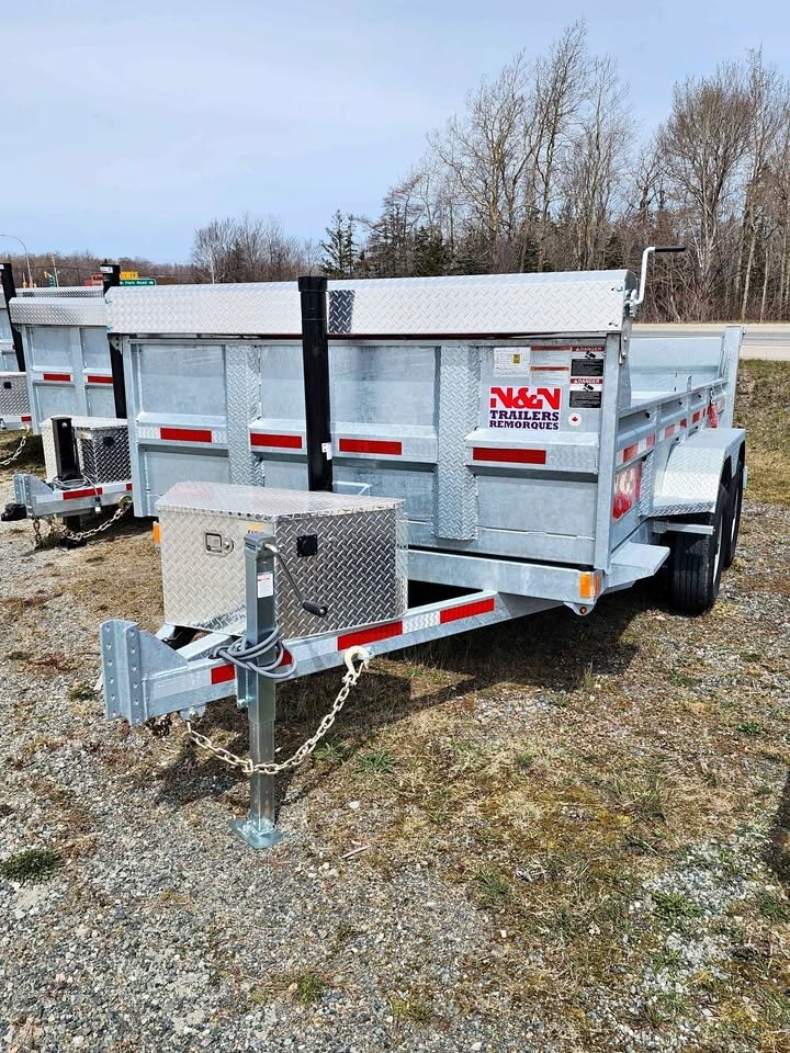 2025 N&N Galvanized 82 x 20' Equipment Hauler – 10K GVWR, Slide-In Ramps