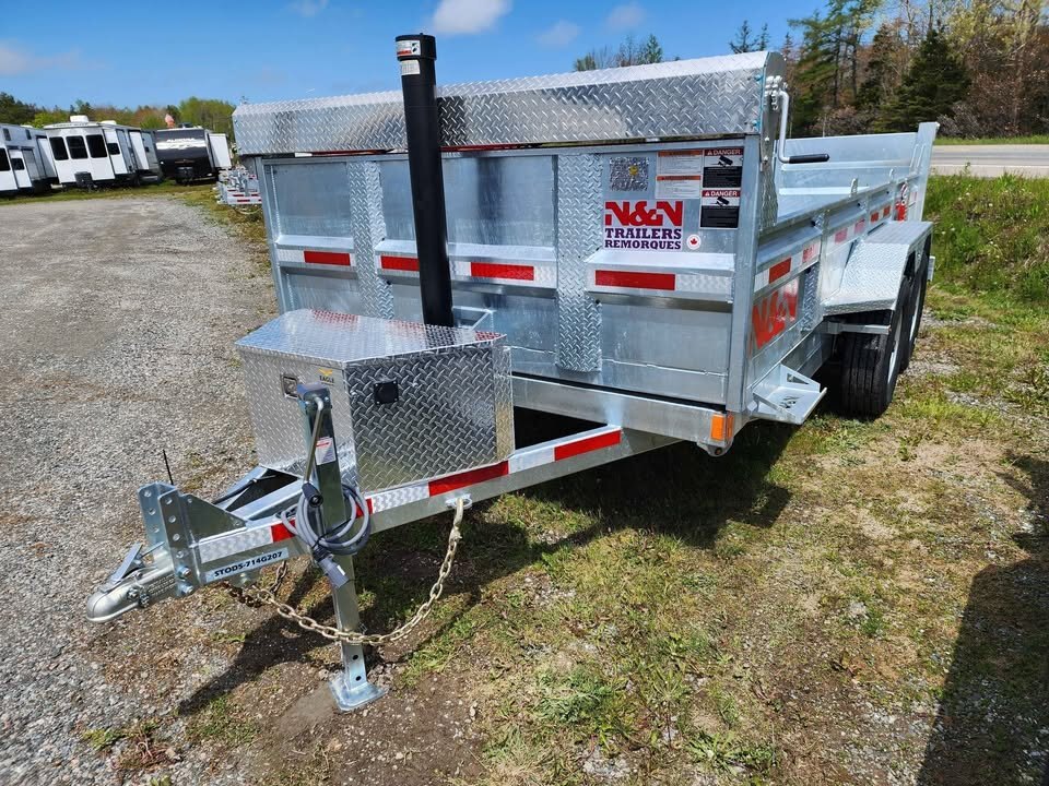 2026 N&N 6X12 GALVANIZED UTILITY TRAILER - SINGLE 3500 AXLE, 2990 GVWR