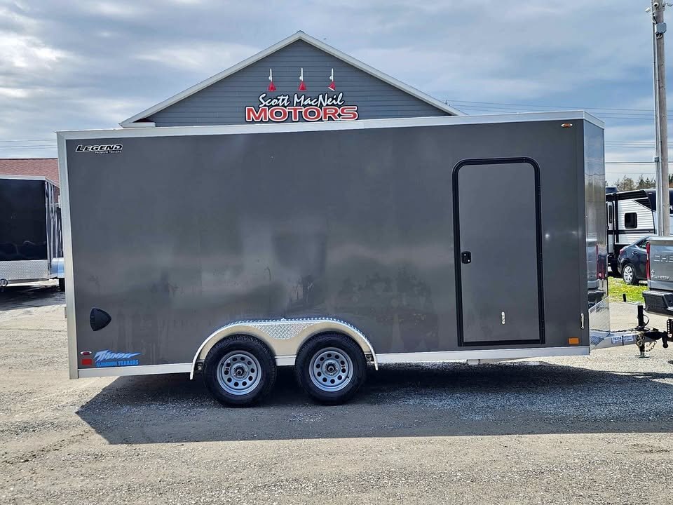 2026 N&N 6x14 Galvanized Utility Trailer – Tandem 3500 lb Axles, Brakes, 7000 lb GVWR