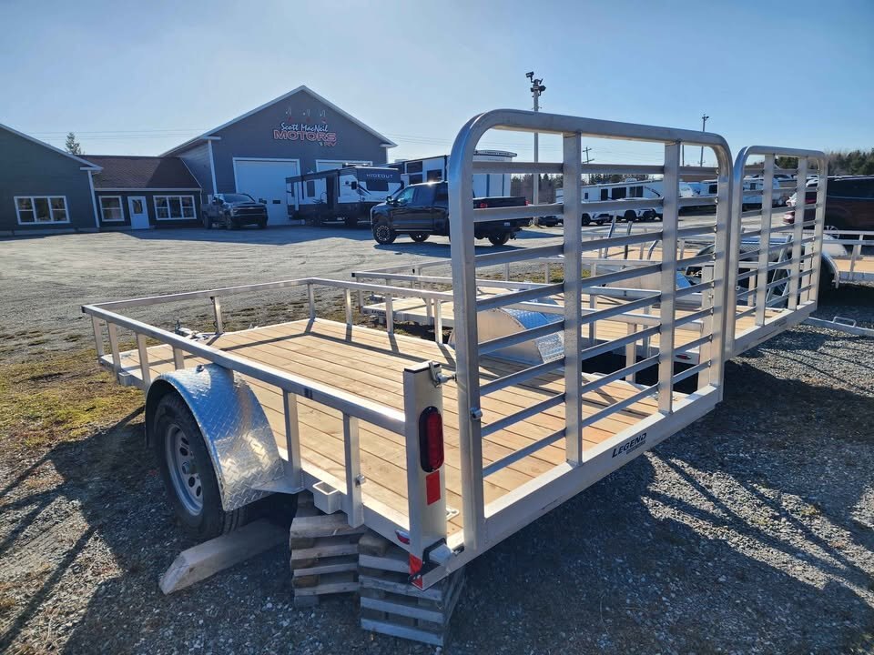 2026 N&N 6X12 GALVANIZED UTILITY TRAILER - SINGLE 3500 AXLE, 2990 GVWR