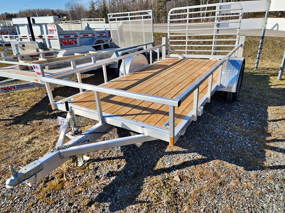 2026 N&N 6x12 Galvanized Dump Trailer – 10K GVWR, Telescopic Cylinder