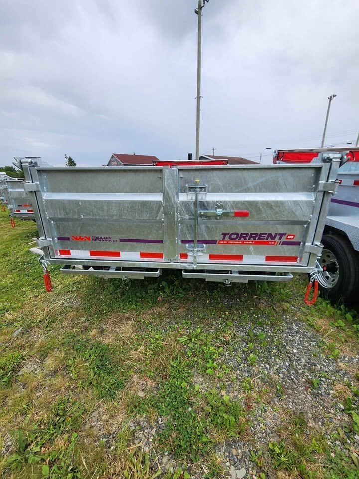 2026 N&N TORRENT HD 7X16 GALVANIZED DUMP TRAILER 17,600LB GVWR