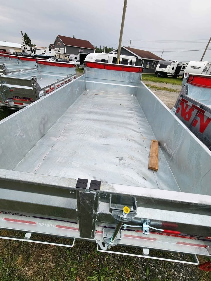 2025 N&N HD 7x20 Galvanized Equipment Hauler – 15K GVWR, Flip-Up Ramps, Heavy Duty