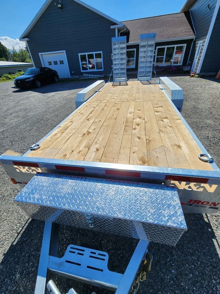 2026 N&N STORM 7X14 GALVANIZED DUMP TRAILER 15K